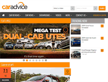 Tablet Screenshot of caradvice.com.au